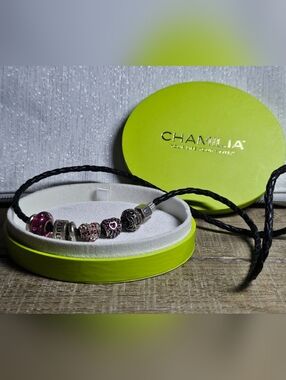 💚 Chamilia AUTHENTIC .925 Sterling Silver Charms With Swarovski Crystal Stones